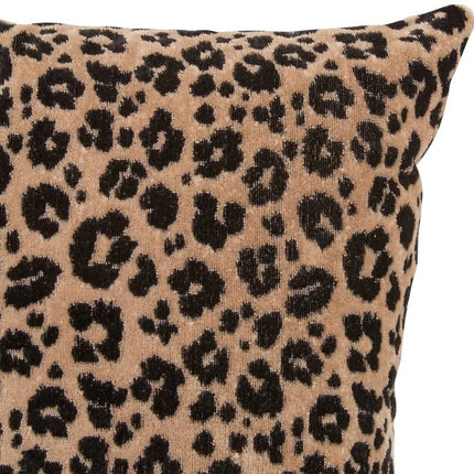 Lynra Sierkussen 40x40 cm - Polyester Kussen Luipaardprint - Opdruk Dierprint voor Bank of Stoel - Luipaardprint - Tijgerprint -
