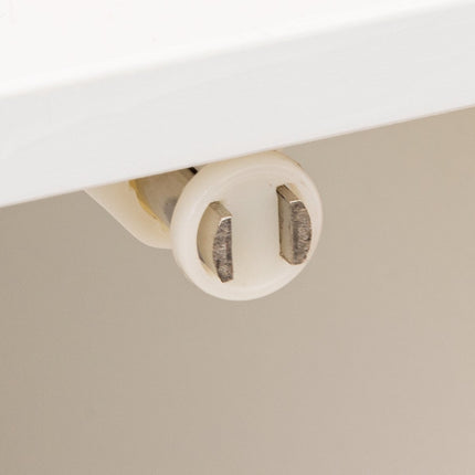 5five Natureo Halfhoge Badkamerkast 33x33x80 cm - Wit