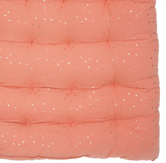 Atmosphera Vloerkussen Matras - steenrood - polyester/katoen - 120 x 60 x 5 cm - Extra lang - spelen - gamen - relaxen - oefeningen