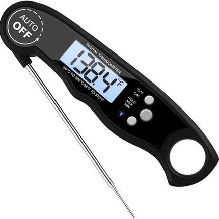 Igoods Digitale Thermometer voor Keuken, Koken, Voedsel Melk, Vlees, Oven, BBQ, Water, Thee Voor Binnen en Buiten, Waterdicht, RVS, Ultrasnel