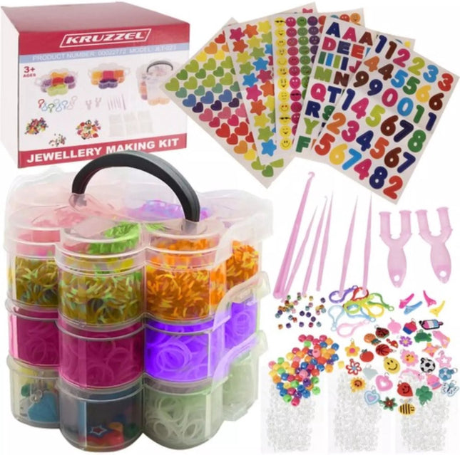 Kruzzel Armbandenmaker Set: Eindeloos Knutselplezier voor Kinderen