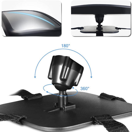 SIPO Autospiegel Baby Observatie Spiegel - Veiligheids Spiegel voor Kinderzitje - Snel Te Monteren - 19x30 cm - 1 Stuk