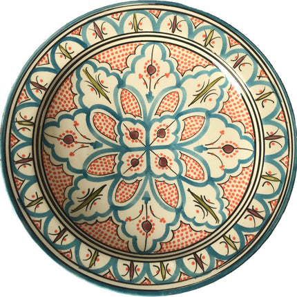Marokkaanse Schaal | Handgemaakt | 35 cm | Serveerschaal