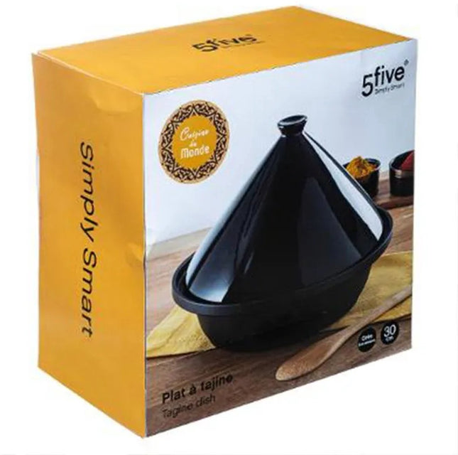 Tajineschotel “Keramische” 30cm Zwart