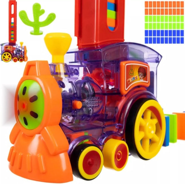 Kruzzel Domino Trein: Magische Automatische Dominostenen Setter