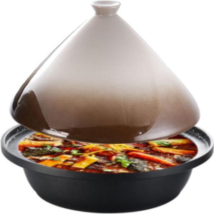 CUILINA Tajine Ø 30 cm - keramische deksel -Geschikt voor alle kookplaten, inclusief inductie.