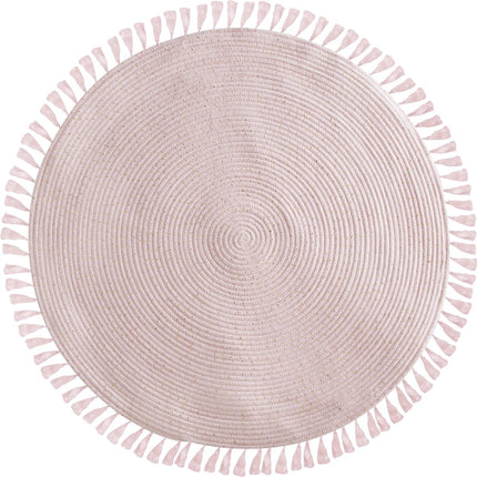 Atmosphera for Kids Vloerkleed Lurex Ø90cm - Roze/Goud