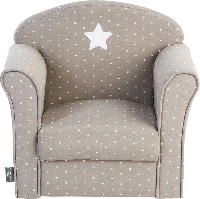 Klassieke Kinder Fauteuil Taupe