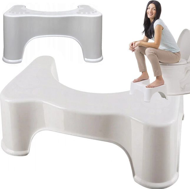 Toiletkrukje - WC Krukje - Toilet – Toilet squatty - Opstapkrukje voor kinderen - Potty training - Toilet Krukje Peuter - WC Krukje Volwassenen – Poepkrukje - WC Trapje - WC Krukje voor de juiste houding