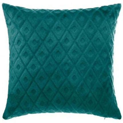 Russle - Kussen Groen - Kussen - Sierkussen - Comfort Above - Zacht - Geblokt - Design