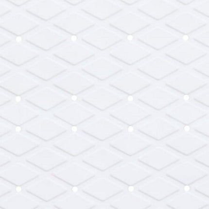 Badmat | Badkamer Mat | Douche Mat | PVC Badkleed 70 x 35 cm | Antislip | Aanrecht Zeer | Wit - Antislip Douchemat