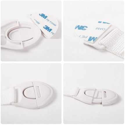 SIPO Kastbeveiliging - 10-delig Set Kinderveiligheid voor Kasten en Lades - Met Kliksysteem en Tape - SBS-216 - Baby en Kinder beveiliging tegen kasten en lades