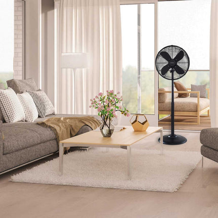 Klausberg 7860 - Staande ventilator op statief - zwart - 40 cm