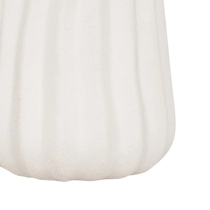 Atmosphera Bloemenvaas Antique Roman - creme wit - keramiek - D13 x H30 cm - stelen en boeketten