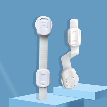 SIPO Kastbeveiliging - 6-delig Set Regelbare Sluiting voor Kasten en Lades - Kinderveiligheid - SBS-218 - Babyslot - Kinderslot - Kastslot voor Kinderen - Verstelbaar 8 tot 19.3cm