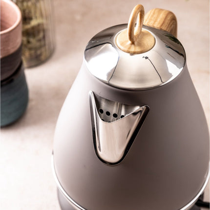 Klausberg 7707 - Retro Waterkoker - 1,7L - RVS - Beige