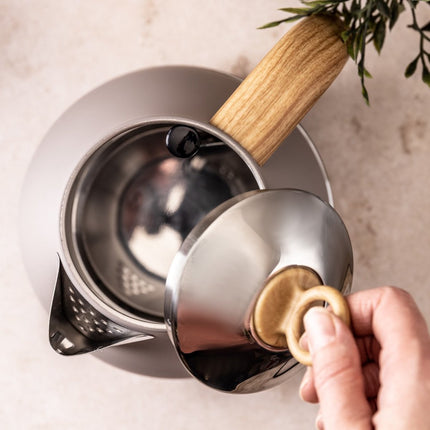 Klausberg 7707 - Retro Waterkoker - 1,7L - RVS - Beige