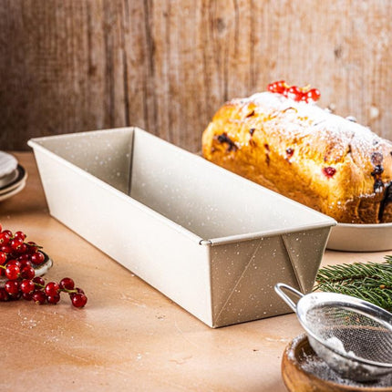 KINGHoff Cakeblik KH-1973 - 35 cm Rechthoekige Vorm - Anti-Aanbak Laag - Geschikt voor Cake en Brood - Ovenbestendig tot 220°C - Cakevorm - Bakvorm