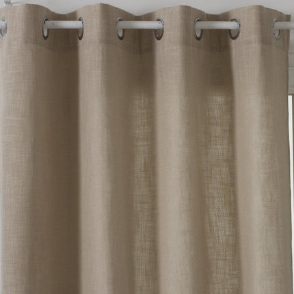 Atmosphera Clem Gordijn 140x260cm - Gordijnen kant en klaar met haakjes ringen - Linnen