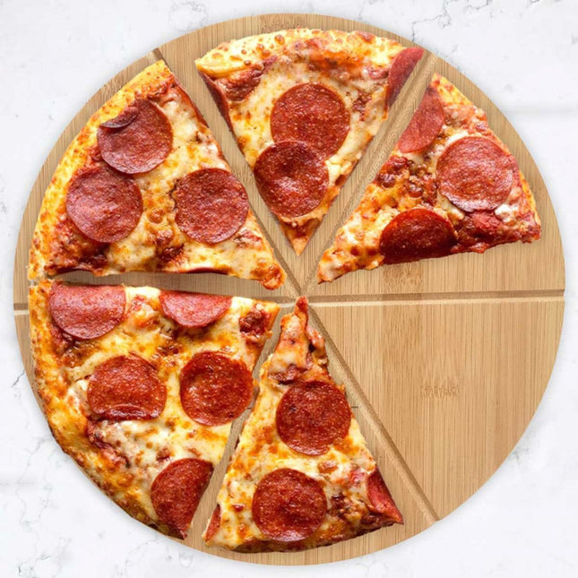 PIZZASCHAAL HOUTEN PLANK 35CM KINGHOFF KH-1565