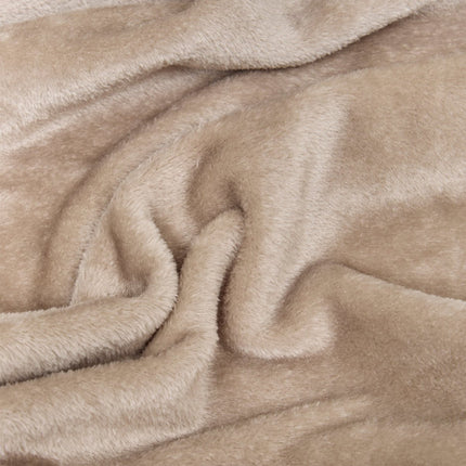 Atmosphera Plaid effen deken - 240x260cm - Beige