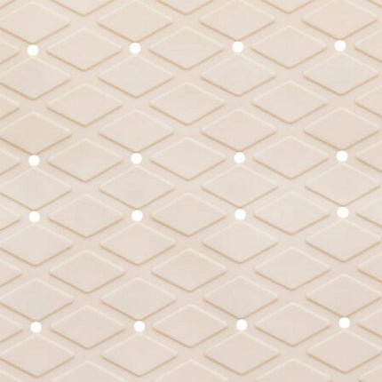 Badmat | Badkamer Mat | Douche Mat | PVC Badkleed 70 x 35 cm | Antislip | Aanrecht Zeer | Lichtbeige - Antislip Douchemat