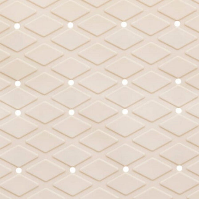 Badmat | Badkamer Mat | Douche Mat | PVC Badkleed 70 x 35 cm | Antislip | Aanrecht Zeer | Lichtbeige - Antislip Douchemat