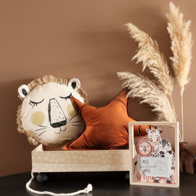 Atmosphera kinderkussen leeuw - 38 cm