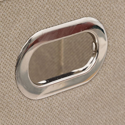 5Five Opbergmand linnen beige - 15 x 31 x 15 cm (S) - Opvouwbaar