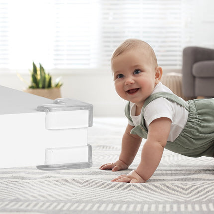 SIPO Hoekbeschermers - 12-delig Set Transparante Silicone Hoekbescherming voor Meubels - SBS-EC52 - Tafelbescherming -