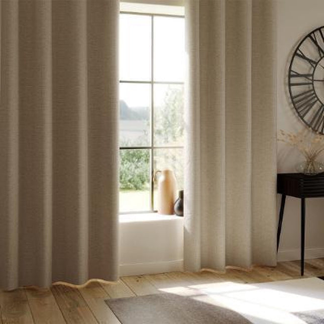Kant en klaar Gordijn - Met Ringen - 140x260 cm - Linnen- 1 Stuk