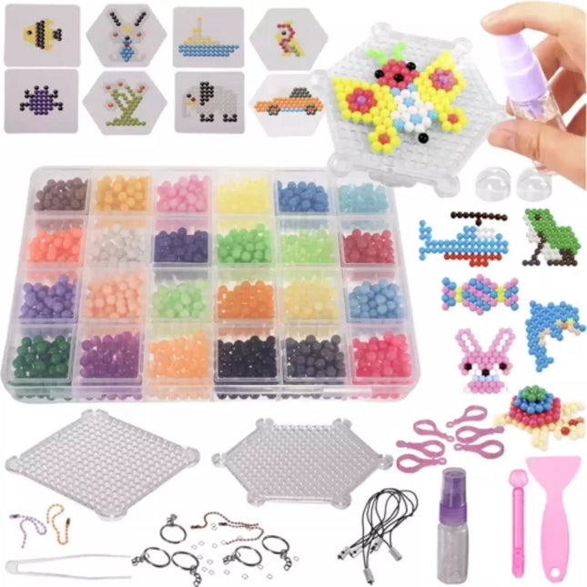 Kruzzel Waterkralen Set: 2800 Stuks voor Creatieve Kinderkunst