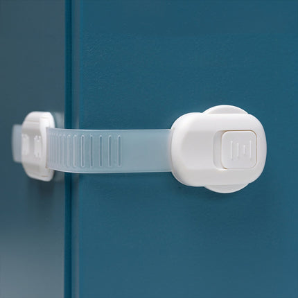 SIPO Kastbeveiliging - 6-delig Set Regelbare Sluiting voor Kasten en Lades - Kinderveiligheid - SBS-218 - Babyslot - Kinderslot - Kastslot voor Kinderen - Verstelbaar 8 tot 19.3cm