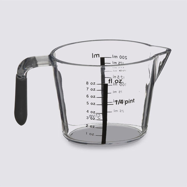 Maatbeker glas 200 ml transparant