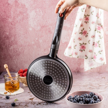 Klausberg KB-7975 Pannekoekenpan - Giraf Motief - Ø18 cm - Zwarte Antiaanbaklaag - Geschikt voor Alle Kookstellen Inclusief Inductie - Giraffe - Figuurtjespan