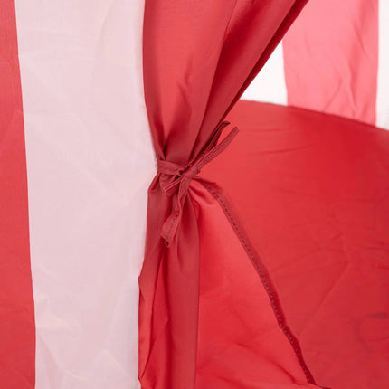 Atmosphera Circus speeltent voor kinderen - D100 x H135 cm - rood/wit - speelhuisjes