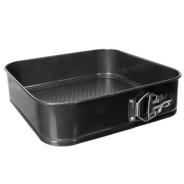 5five Taarten bakvormen/springvormen - metaal - zwart - 26 cm - set