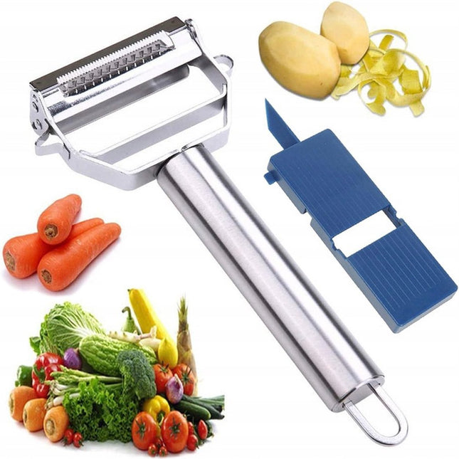 Turbo Titan+ 6 in 1 schiller - snipperaar - snijder - schaver - raspen - garneren - incl snijmachine bord - THE KITCHEN MAGICIAN