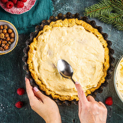 KINGHoff Taartvorm KH-1956 - Ø28 cm Anti-Aanbak Marmervorm voor Taarten en Quiches - Ovenbestendig tot 220°C