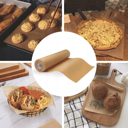 Klausberg Airfryer Bakpapier 10m – Pergamin 38cm Breed – KB-7902 – Hittebestendig tot 230°C