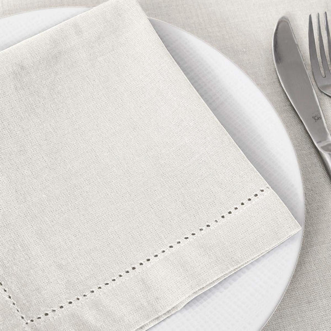 Atmosphera CHAMBRAY servetten 40 x 40 cm 4 stuks