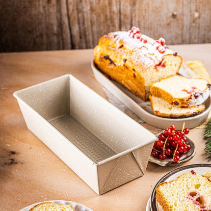 KINGHoff KH-1971 Cakevorm 26x11,5x7,5 cm - Ovenvorm voor Cake en Brood - Antiaanbaklaag - Geschikt voor Bananenbrood, Brownies en Pastei - Ovenbestendig tot 220°C