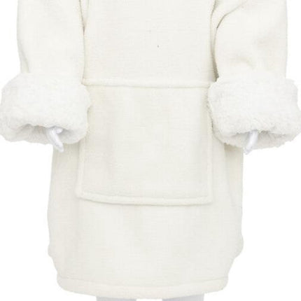 Atmosphera Kids Plaid sweater schaap kind - Trui - Extra zacht - Fleece trui - ONE SIZE - 3 tot 10 jaar - Met zakken
