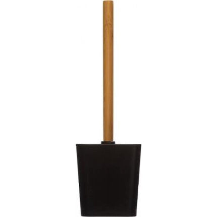 Toiletborstel in houder - Zwart - Bamboe - Toiletborstelhouder - Wc borstel | Huis / horeca