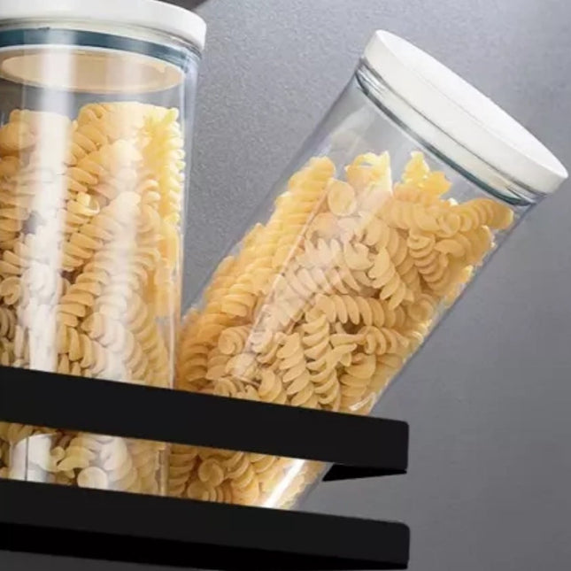 Ruhhy Wandplank - zwart - RVS - L50 cm - zwevend - industrieel - voor badkamer of keuken