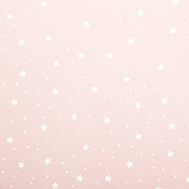 Opbergdoos Vierkant - Sterren, Roze - (29x29x29cm)