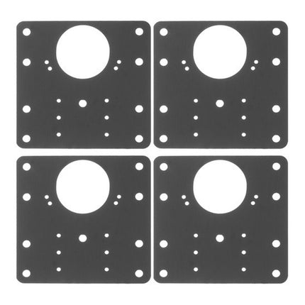 Scharnier Reparatie Plaat - 4 Stuks - Inclusief 20 Schroeven - Keukenkastje - Reparatieplaat