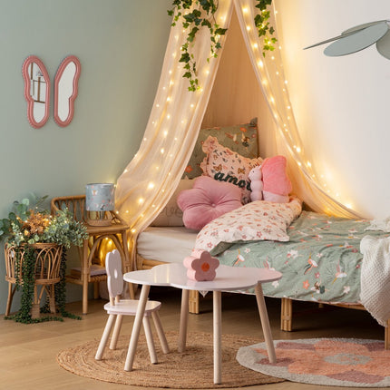 Atmosphera Kids Dekbedovertrek set met 1 kussensloop 140x200cm/65x65cm - Fee