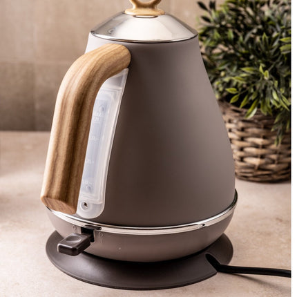 Klausberg 7707 - Retro Waterkoker - 1,7L - RVS - Beige
