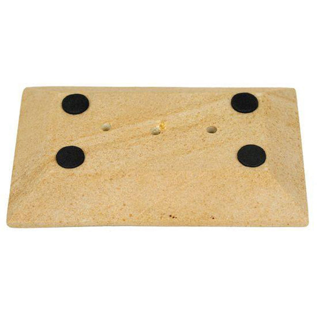Zeephouder zandsteen beige - 14x9x2